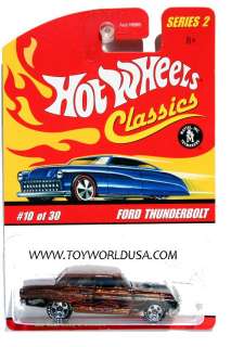 Hot Wheels Classics series 2 #10 Ford Thunderbolt brown  