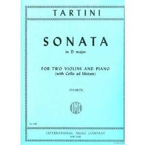  Tartini, Giuseppe   Trio Sonata in D Major. For Two 