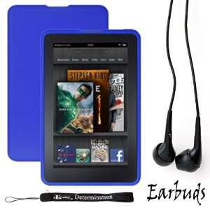  Blue  Kindle Fire Tablet Silicone Skin + Includes a 