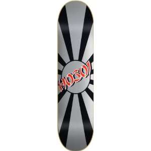  Hosoi Rising Sun Deck 8.5 Silver Black Skateboard Decks 