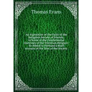   Brief Account of the Rise of the Society: Thomas Evans: Books