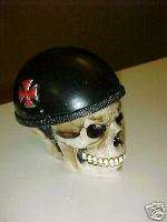 hot rod Ratrod biker shift knob skull head nr 4 speed  