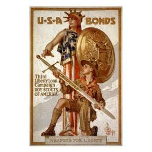 Third Liberty Loan Campaign, Boy Scouts of America Weapons for Liberty 