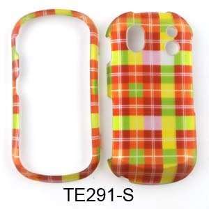   Yellow/Green Plaid Hard Case/Cover/Faceplate/Snap On/Housing/Protector