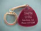 Vintage Shell Oil Gas Service Station Keychain  