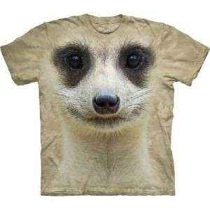 Meerkat Face Adult T Shirt by The Mountain  