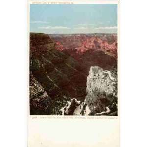   Grand Canyon of Arizona   Down the Canyon from the El Tovar 1900 1909