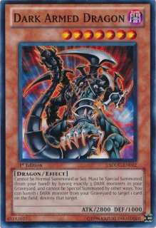 Dark Armed Dragon Yugioh Card Dragons Collide Common SDDC EN012  