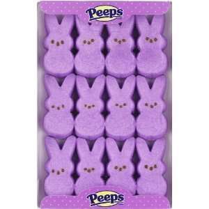 Marshmallow Peeps Purple Easter Bunnies, 2 Packs  Grocery 