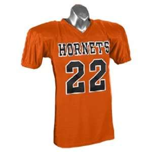   Nylon Custom Football Game Jerseys ORANGE A2XL