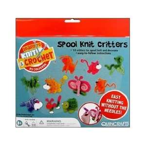  Colorbok Learn To Knit & Crochet Kit SpoolCritters Arts 