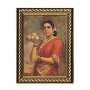  Raja Ravi Varma Framed Prints   Maharashtrian Lady