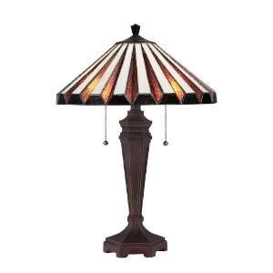   Quoizel TF1133T Marquis 2 Light Tiffany Table Lamp: Home Improvement