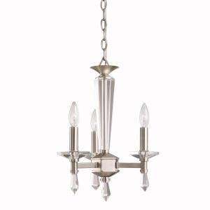   Adriana Convertible Chandelier, Polished Pewter