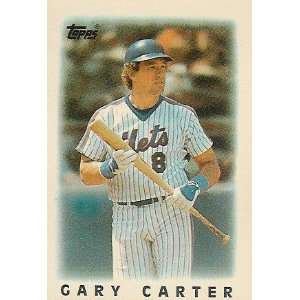  Gary Carter 1986 Topps Mini #50 Mets 