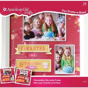  American Girl Crafts Fun Frame A Name: Toys & Games
