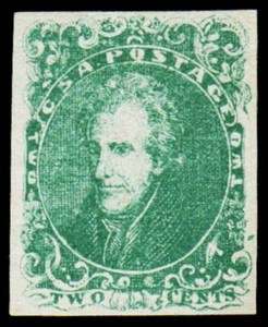 US CSA Confederate Stamp # 3 Mint OG $900 Gem XF  