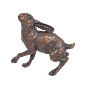   Limited Ed Hot Cast Bronze Sculpture Moon Gazing Hare: Home & Kitchen