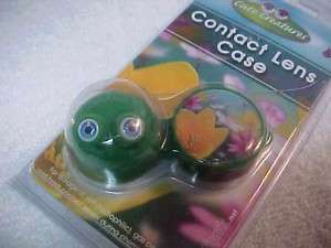 GREEN FROG CONTACT LENS CASE by Cute Creatures.  