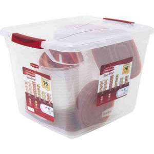 Rubbermaid TakeAlongs 76 Piece Food Container Set   NEW  