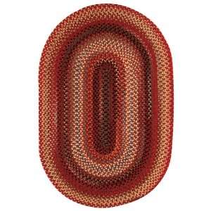   by Capel Country Red Braided Wool Area Rug 8.60.