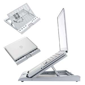 KEYDEX Laptop Notebook Adjustable Cooler Stand Silver 896980004837 