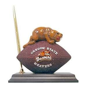  Oregon State Beavers Desk Clock & Pen Set Sports 