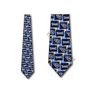    Tennessee Titans necktie NFL 100% silk ties: Sports & Outdoors