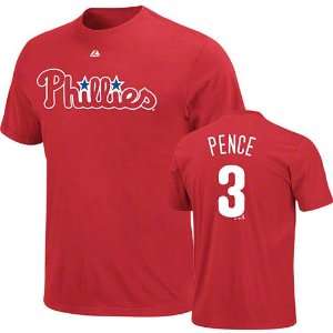  Philadelphia Phillies Hunter Pence Name and Number T Shirt 
