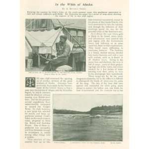  1899 Wilds of Alaska Cooks Inlet Sushita River Indians 
