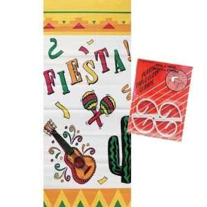  Fiesta Plastic Tablecover w/Clips