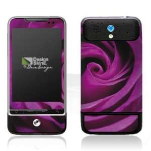  Design Skins for HTC Legend   Purple Rose Design Folie 
