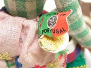 Couple Cloth Dolls. Mascotes de María Helena. Portugal  