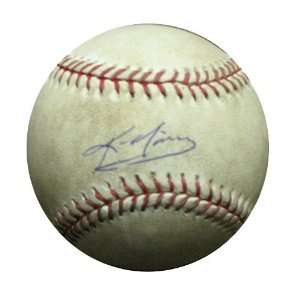  Autographed Kevin Youkilis Gameused MLB Baseball 5/17 