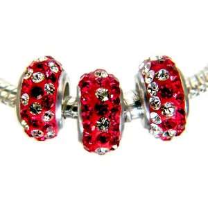 Swarovski crystal beads   you get set of 3   made with 