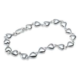  Zina Sterling Silver Heart Bracelet, 7.5 Jewelry