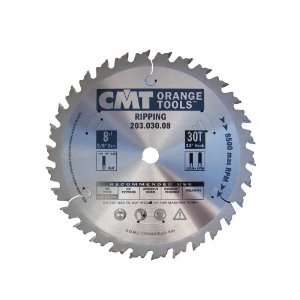 CMT 203.030.08 8 x 30 Tooth, .126 Kerf, 5/8 Bore Table Saw Glue Line 