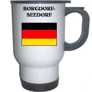  Germany   BORGDORF SEEDORF White Stainless Steel Mug 