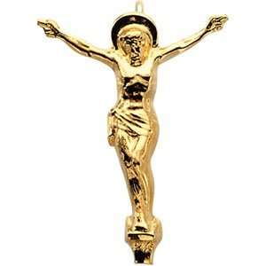  14K Gold Crossless Crucifix Pendant Jewelry