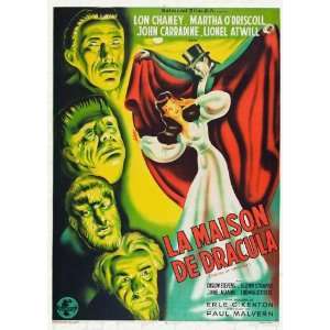 House of Dracula Poster Movie French 27 x 40 Inches   69cm x 102cm Lon 