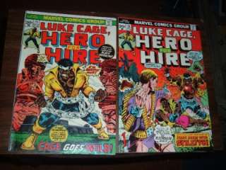 Hero For Hire 2 16(Luke Cage) lot of 12 comic books  
