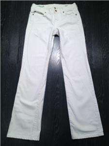 Womens J Crew Bootcut White Pants Size 28 R Designer Jeans 6 Dress 
