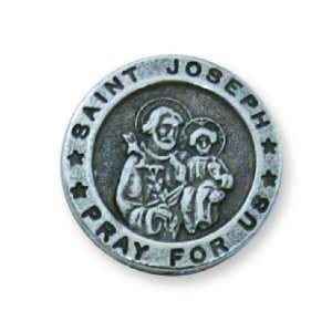 St Joseph Lapel Pin Patron Saint Medal Catholic Relic 