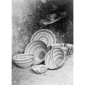 Yokuts Baskets Edward Curtis. 17.00 inches by 24.00 inches. Best 