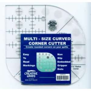   Creative GridsTM Multi Size Curved Corner Ruler Arts, Crafts & Sewing