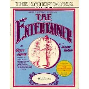  The Entertainer by Scott Joplin Vintage 1972 Sheet Music 