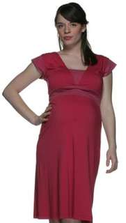 JAPANESE WEEKEND Maternity Trendy MIXED RED Sash DRESS  