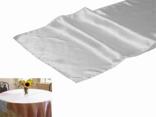 Satin table runner Wedding Supply   26 COLORS  