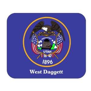    US State Flag   West Daggett, Utah (UT) Mouse Pad 