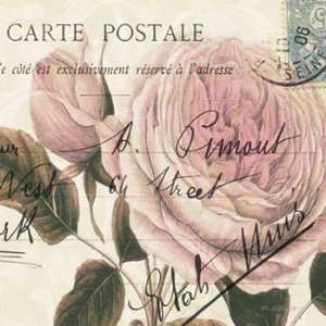  Paula Scaletta Carte Postale Rose II 8x8 Poster Print 